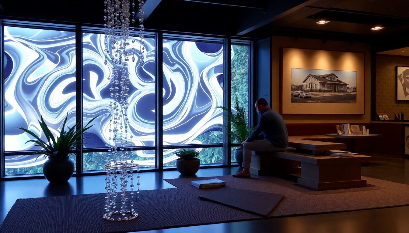 自宅でオンラインヨガレッスンを受ける女性